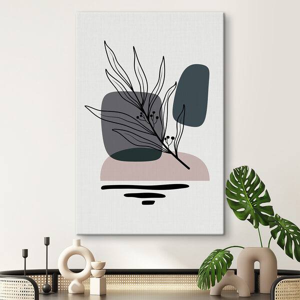 Cuadros Una planta con hojas y formas ovaladas (SKU: s37270) Cuadros Cuadros Una planta con hojas y formas ovaladas (SKU: s37270)