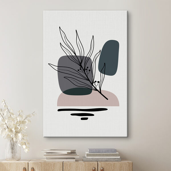A plant with leaves and ovals A plant with leaves and ovals