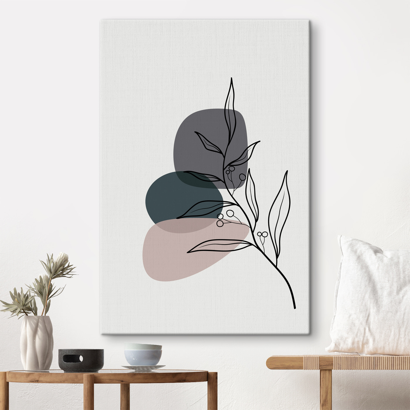 A drawing of a plant