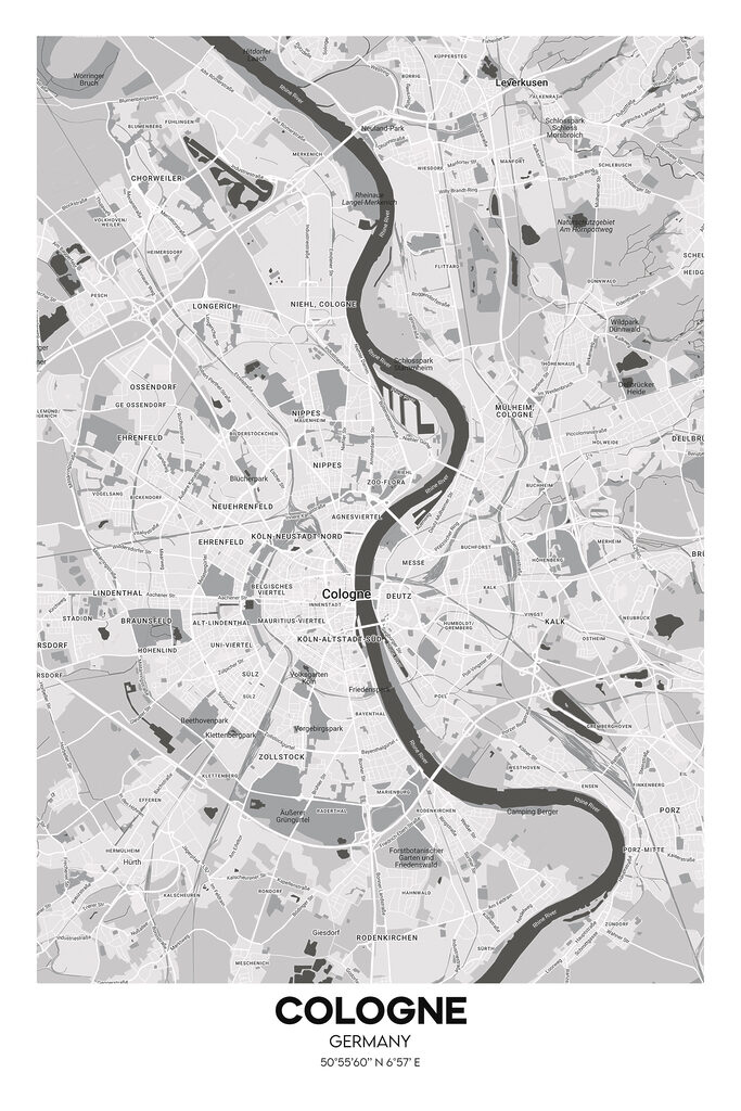 A map of a city