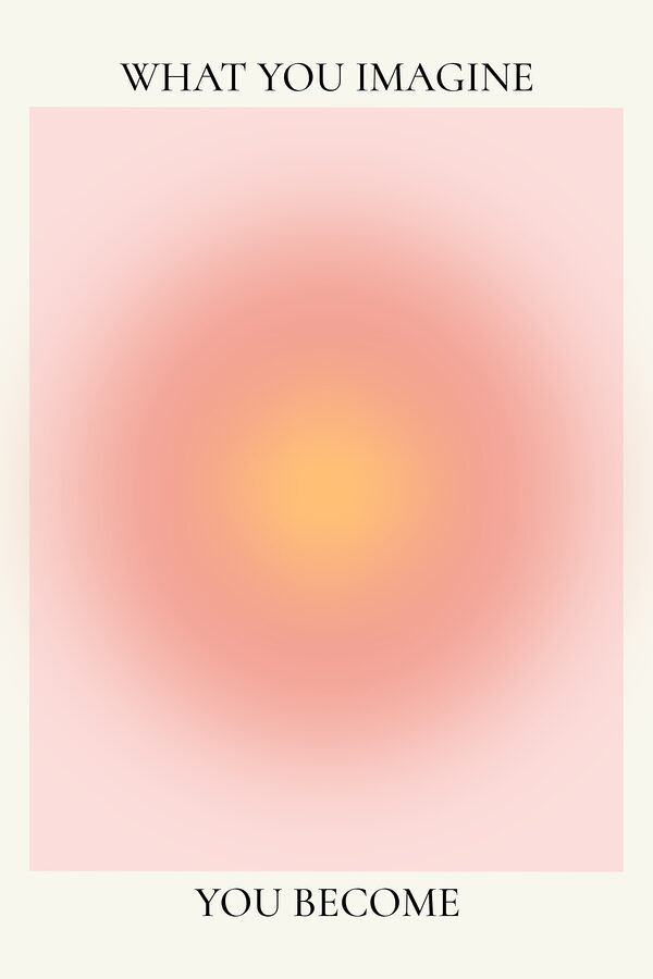 A pink and yellow circle