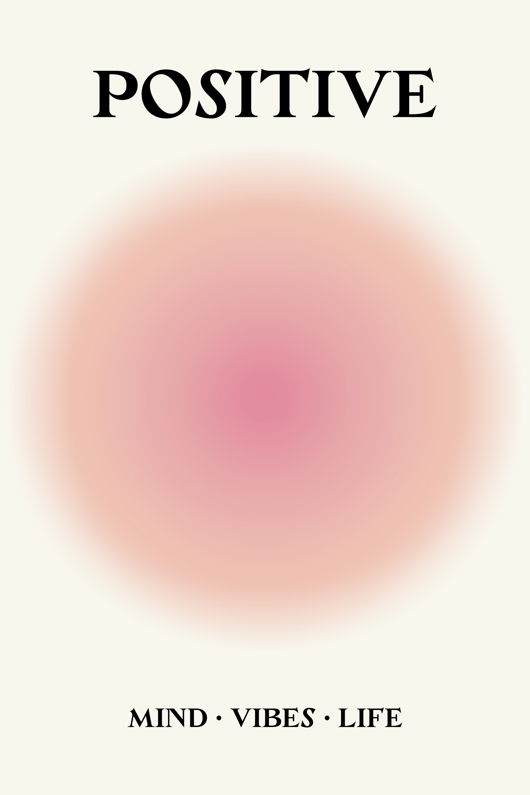 A pink circle with a white background