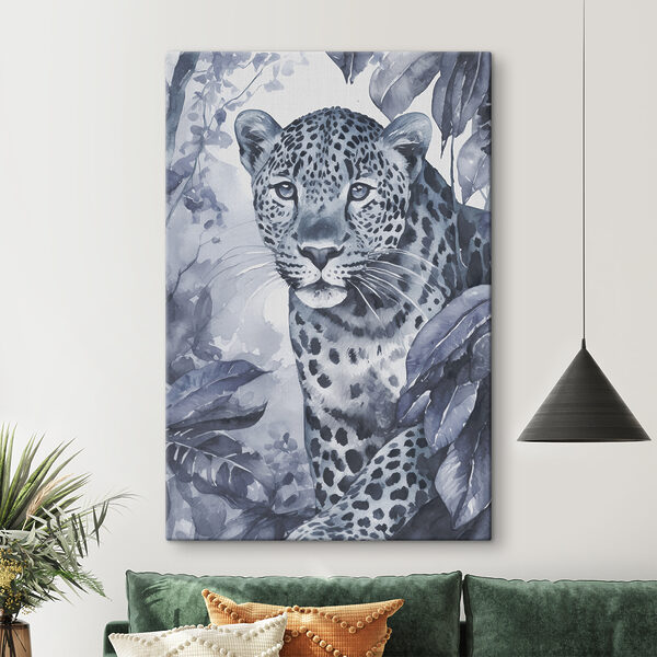 A watercolor of a leopard A watercolor of a leopard