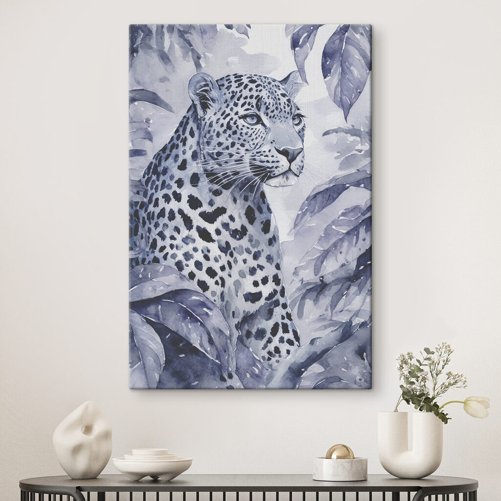 A watercolor of a leopard A watercolor of a leopard