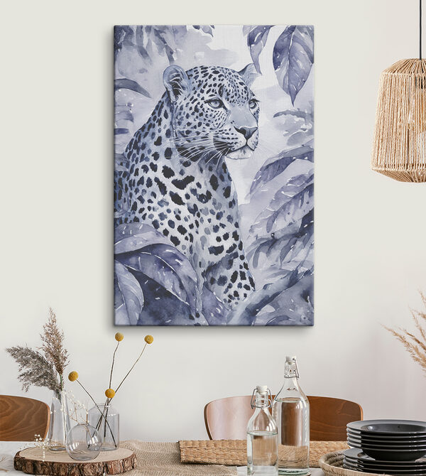 A watercolor of a leopard A watercolor of a leopard