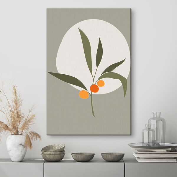 Cuadros Una planta con hojas y frutos (SKU: s37443) Cuadros Cuadros Una planta con hojas y frutos (SKU: s37443)