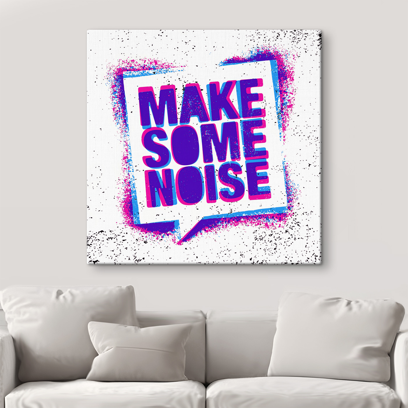 A white square with purple and blue text A white square with purple and blue text
