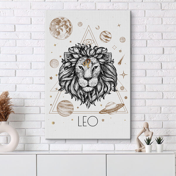 Cuadros Un león con un signo de interrogación (SKU: s36821) Cuadros Cuadros Un león con un signo de interrogación (SKU: s36821)
