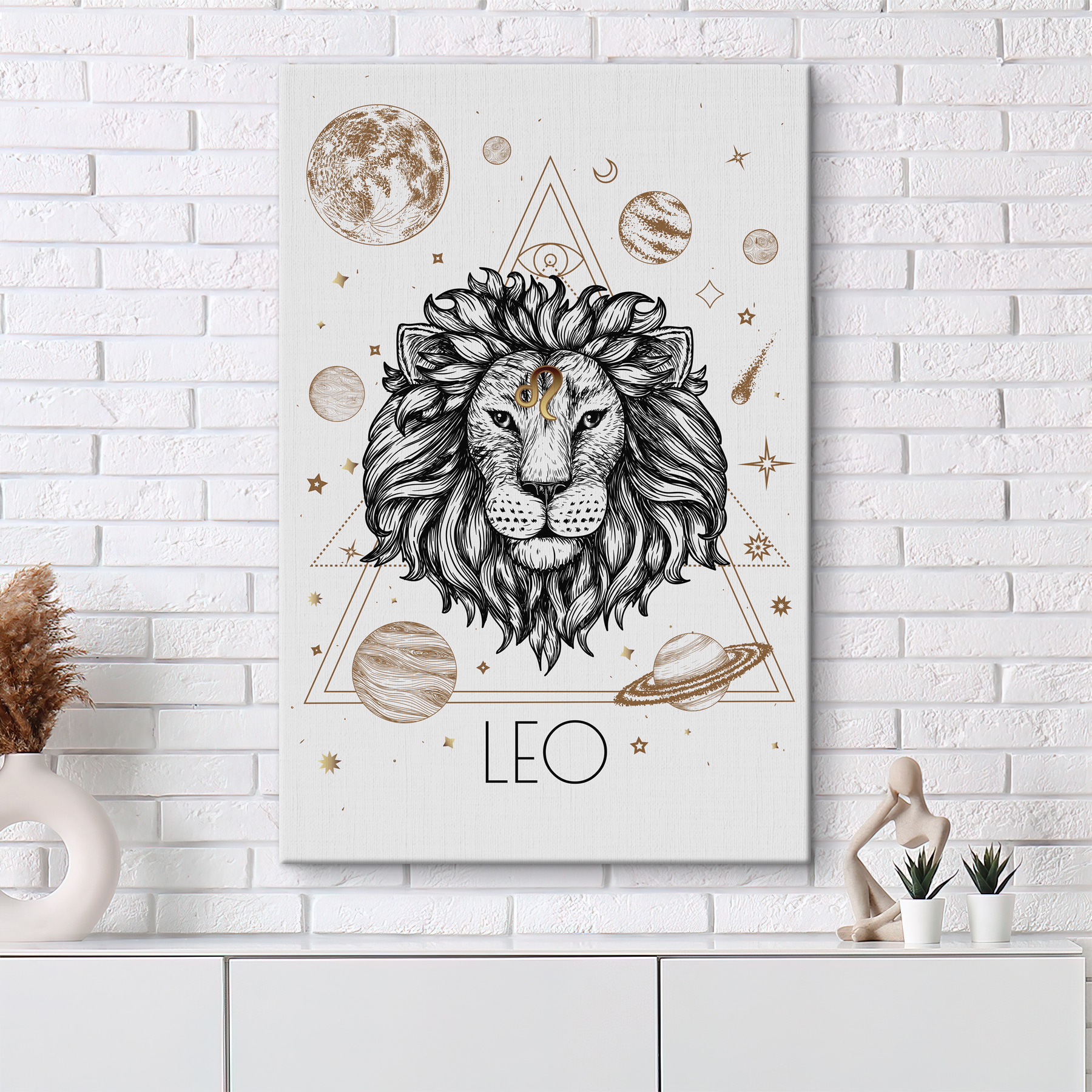 A lion with a question mark on it