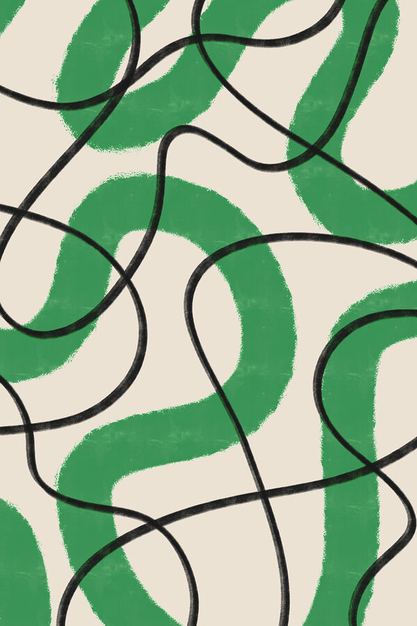 A green and white pattern A green and white pattern