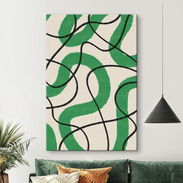 A green and white pattern A green and white pattern