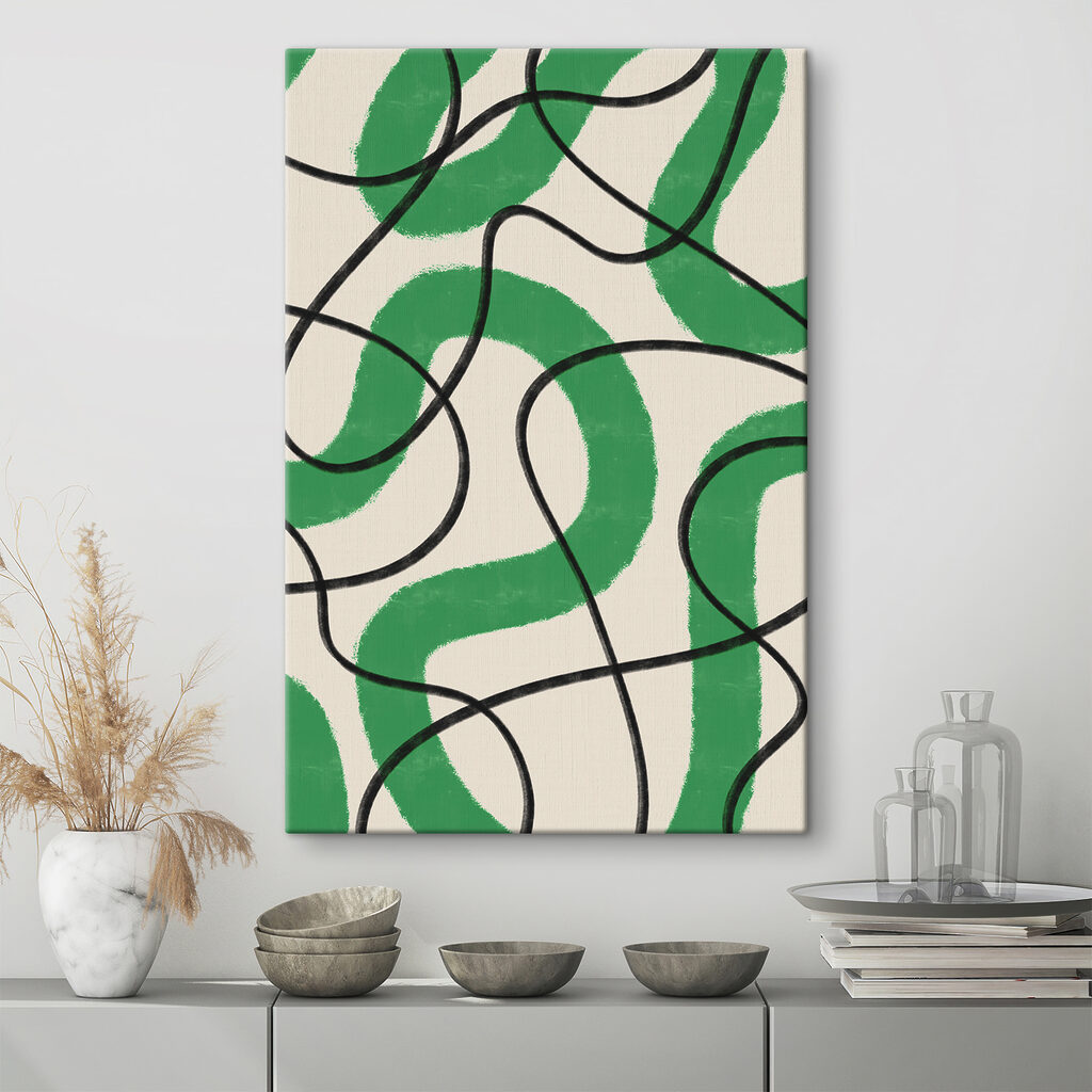 A green and white pattern A green and white pattern