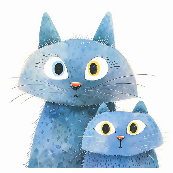A cat and a cat A cat and a cat