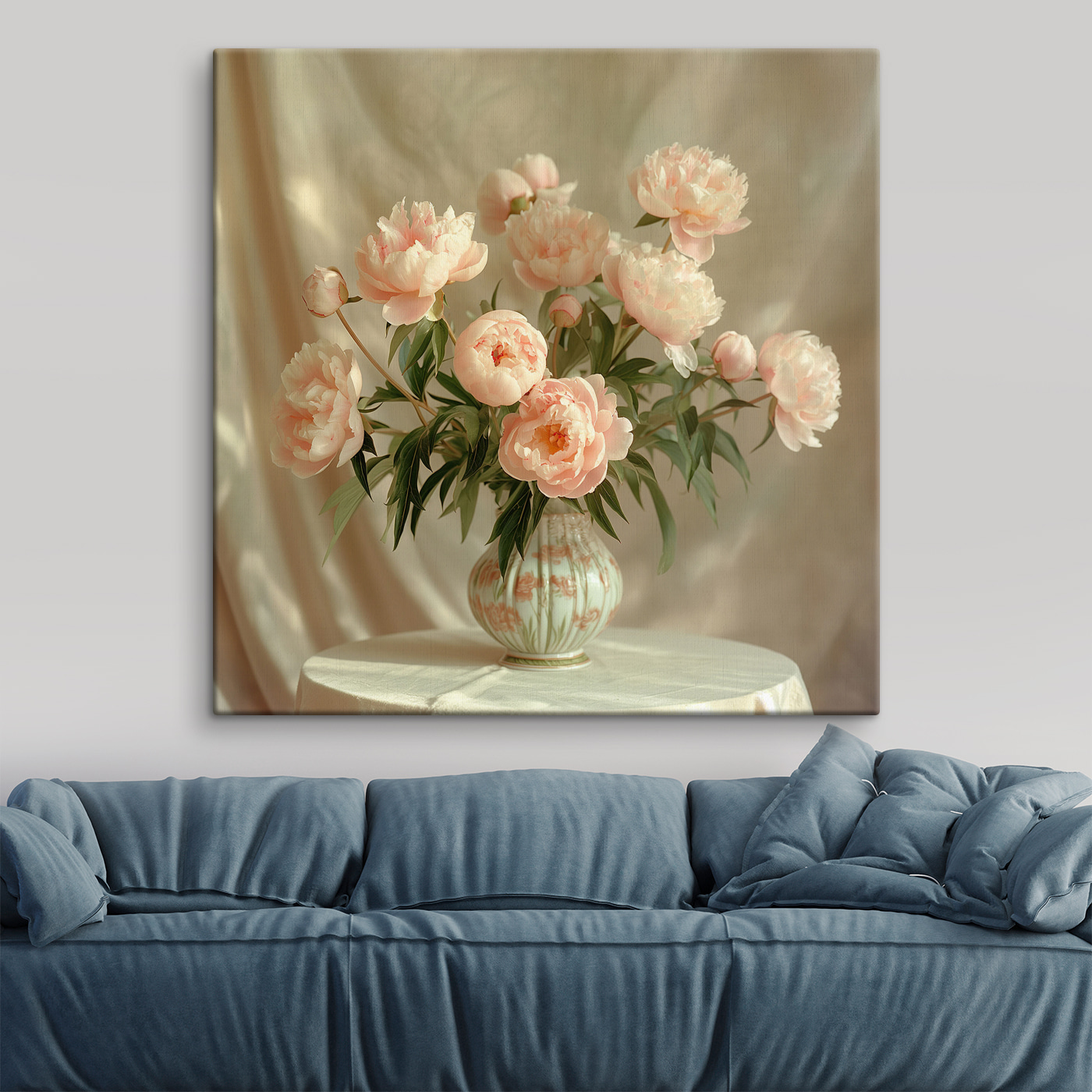 A vase of pink flowers