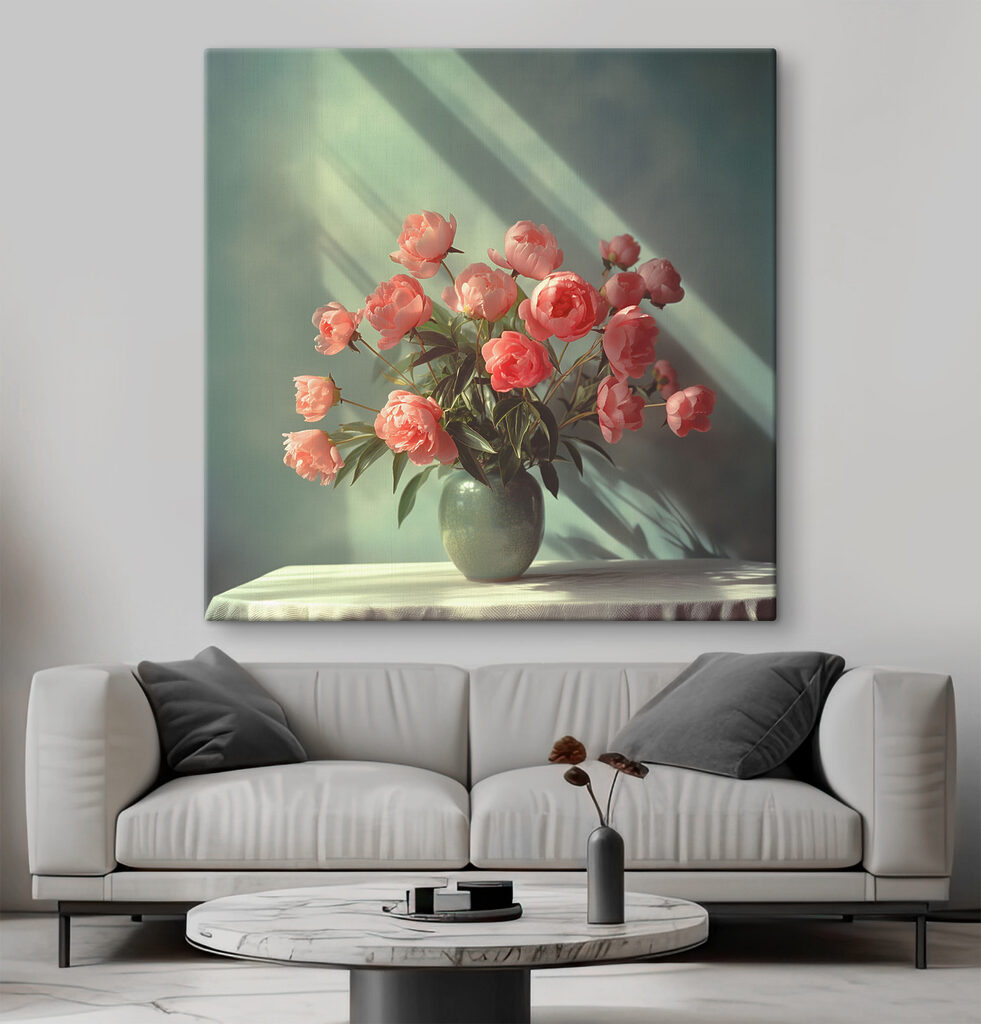 A vase of pink flowers