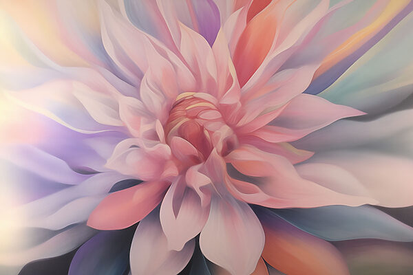 A close up of a flower
