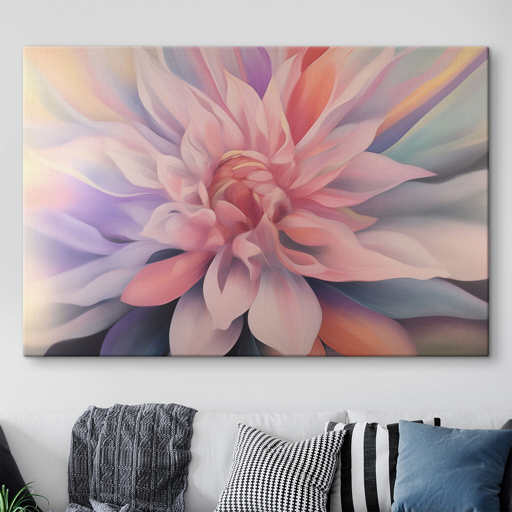 A close up of a flower