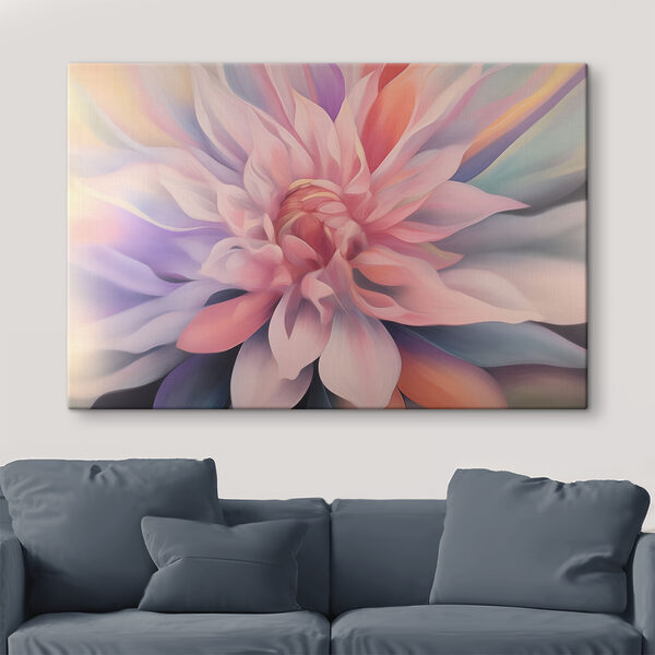 A close up of a flower