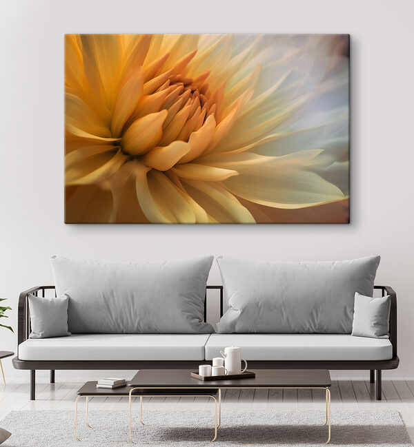 Cuadros Un primer plano de una flor