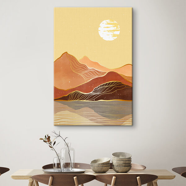 Cuadros Un cuadro de una cordillera (SKU: s37474) Cuadros Cuadros Un cuadro de una cordillera (SKU: s37474)