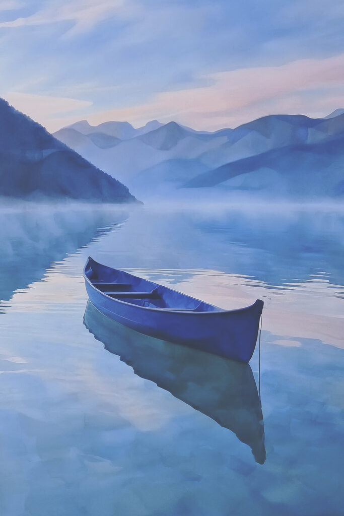 A boat on the water