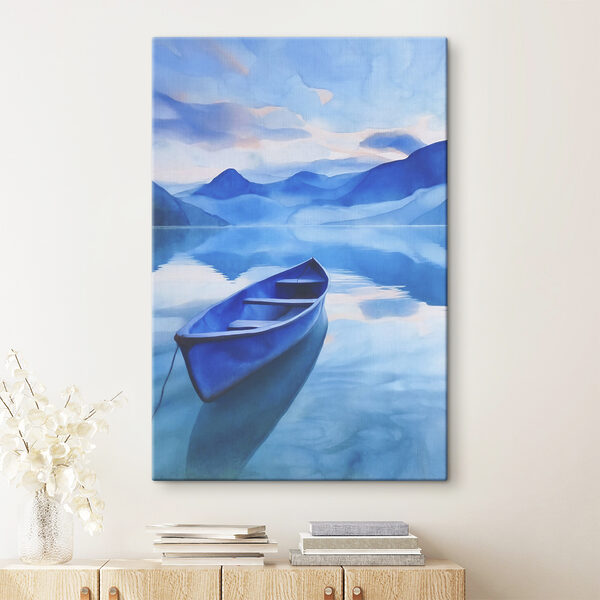 Cuadros Cuadros Un barco en un lago (SKU: s37820)