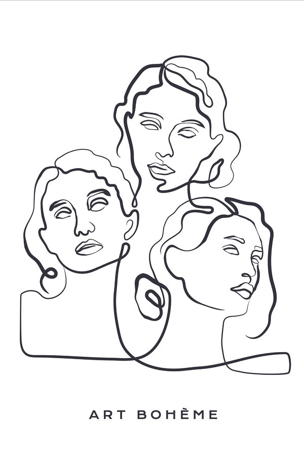 A group of women's faces