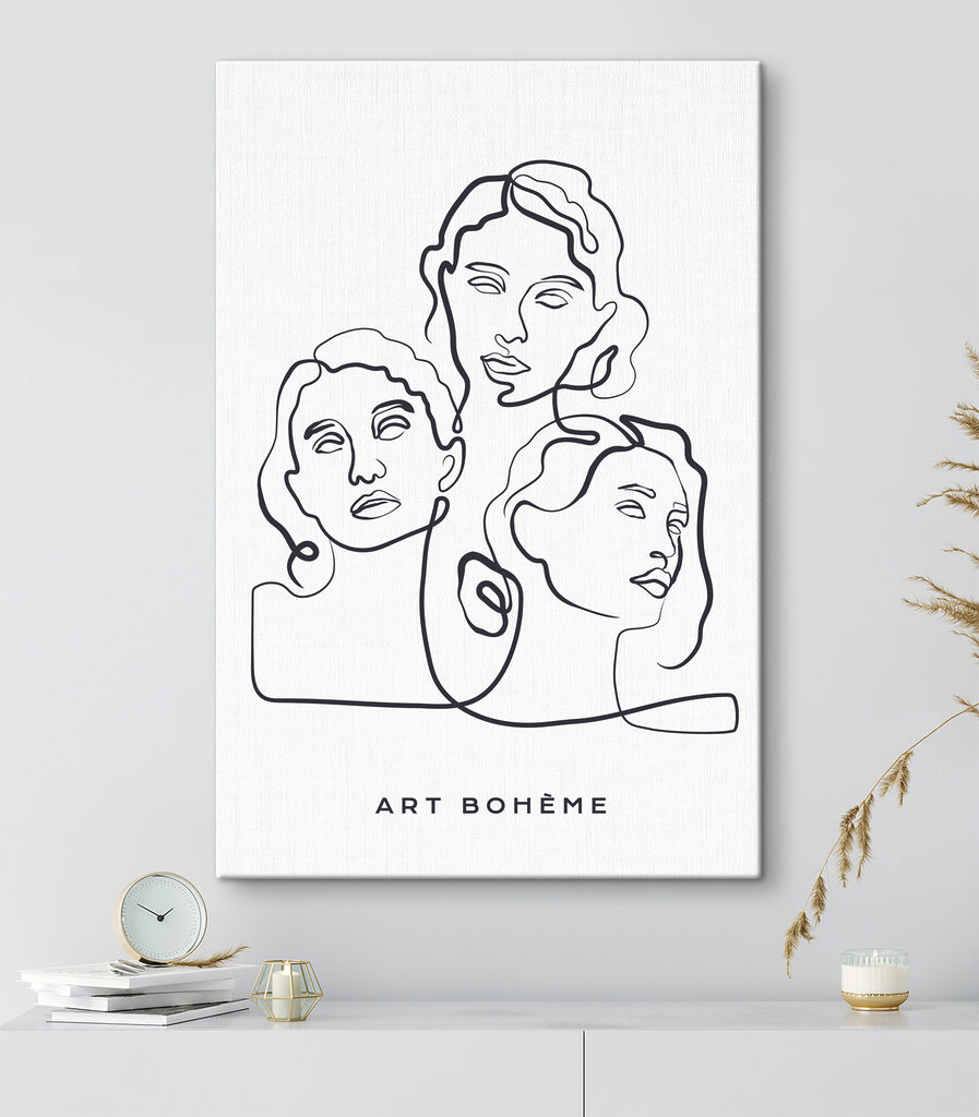 A group of women's faces
