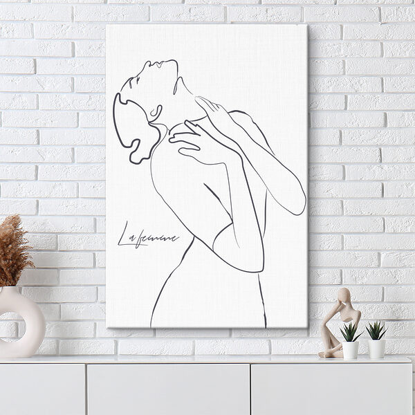Cuadros Cuadros Un dibujo de una mujer (SKU: s37410)