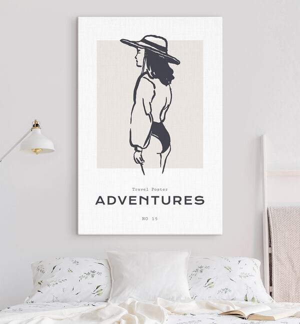 Cuadros Una mujer en bañador (SKU: s37412) Cuadros Cuadros Una mujer en bañador (SKU: s37412)