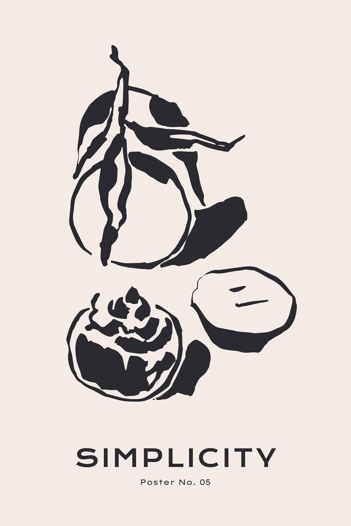 A drawing of a vegetable