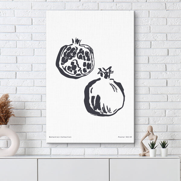 Cuadros Cuadros Un dibujo de una granada (SKU: s37432)