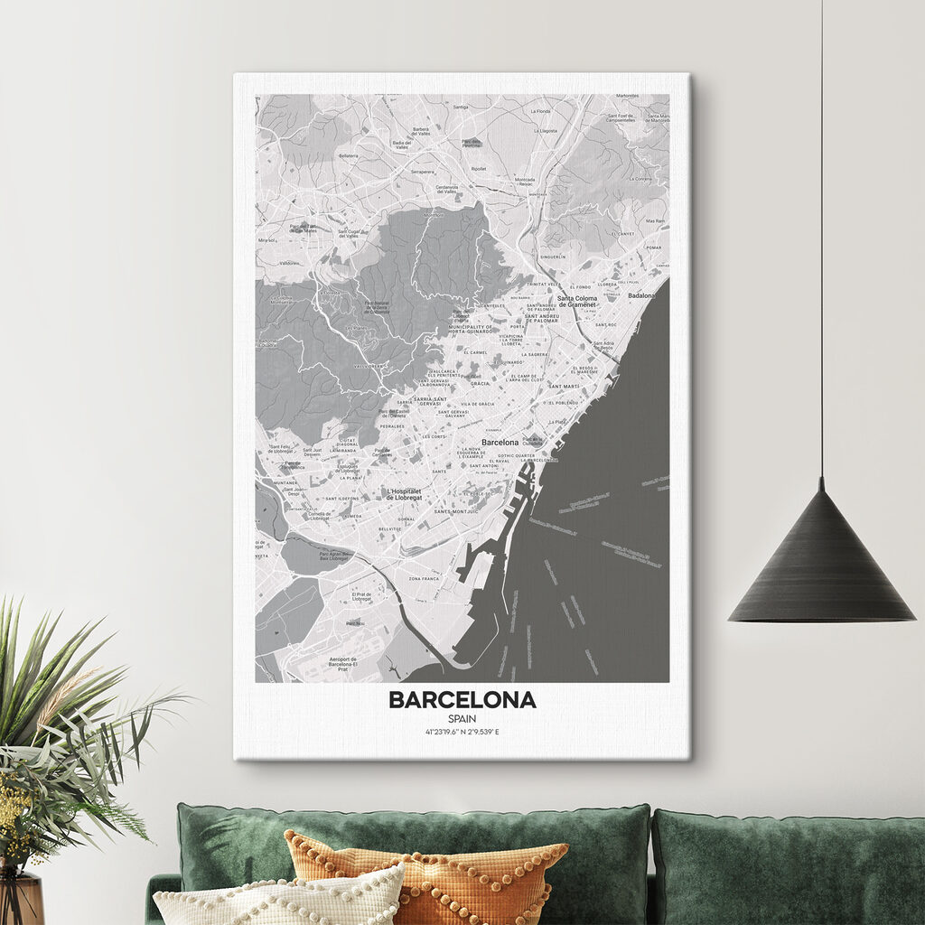 A map of a city