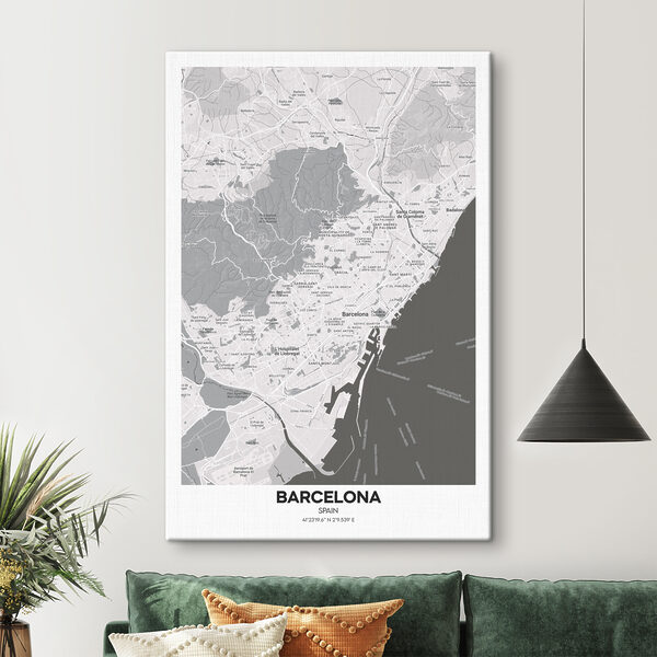 Cuadros Un mapa de una ciudad (SKU: s37854) Cuadros Cuadros Un mapa de una ciudad (SKU: s37854)
