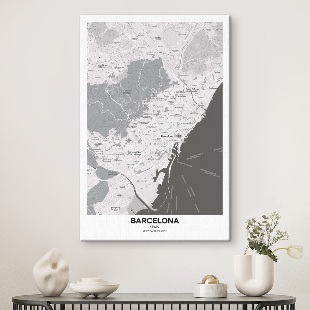 A map of a city