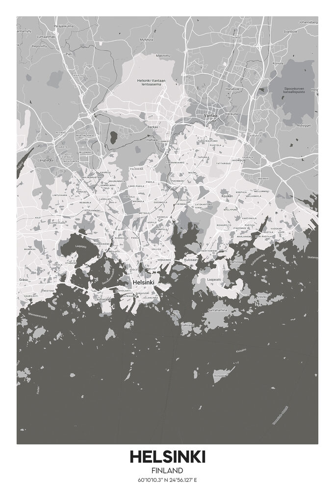 A map of a city