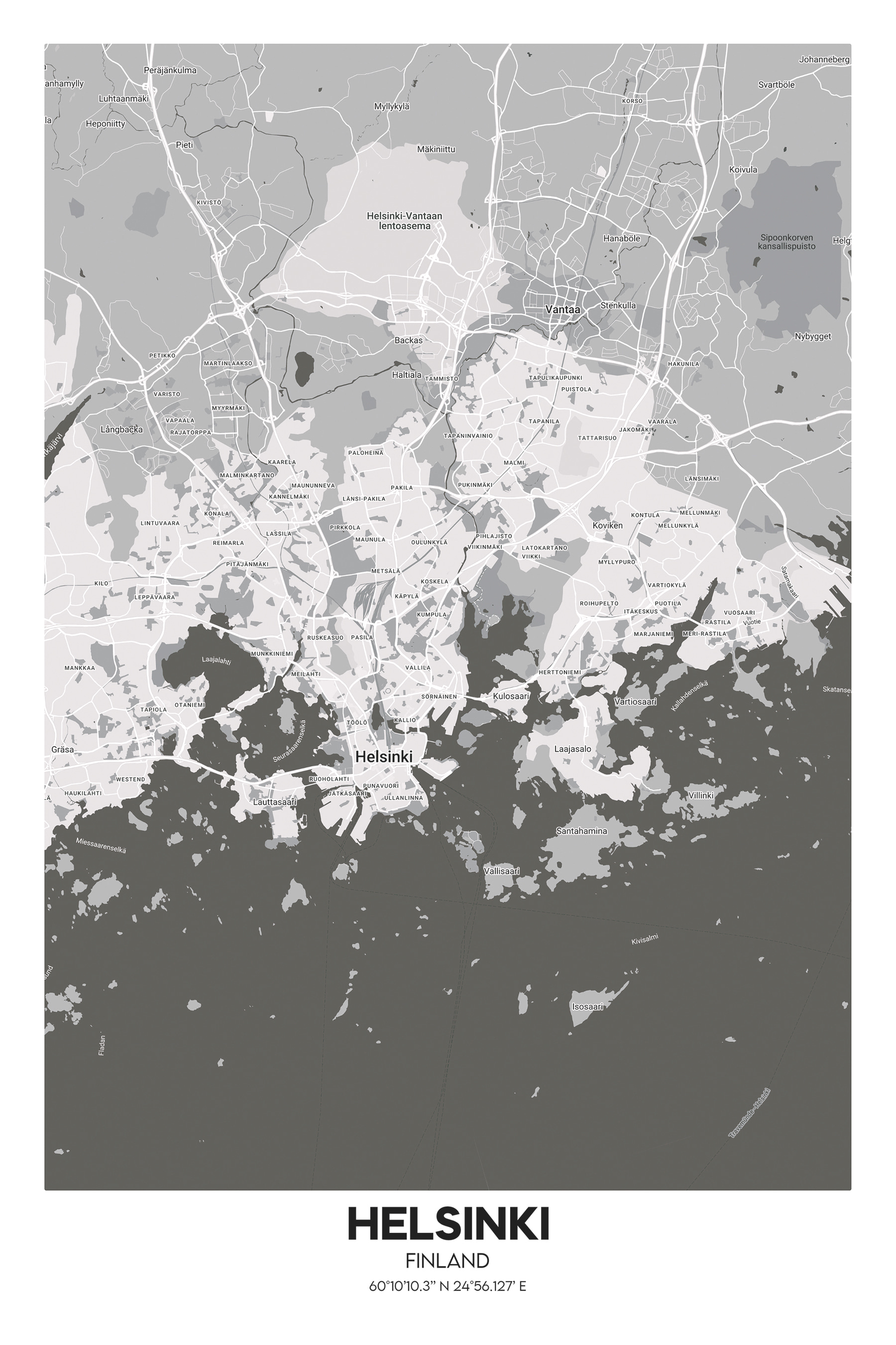 A map of a city