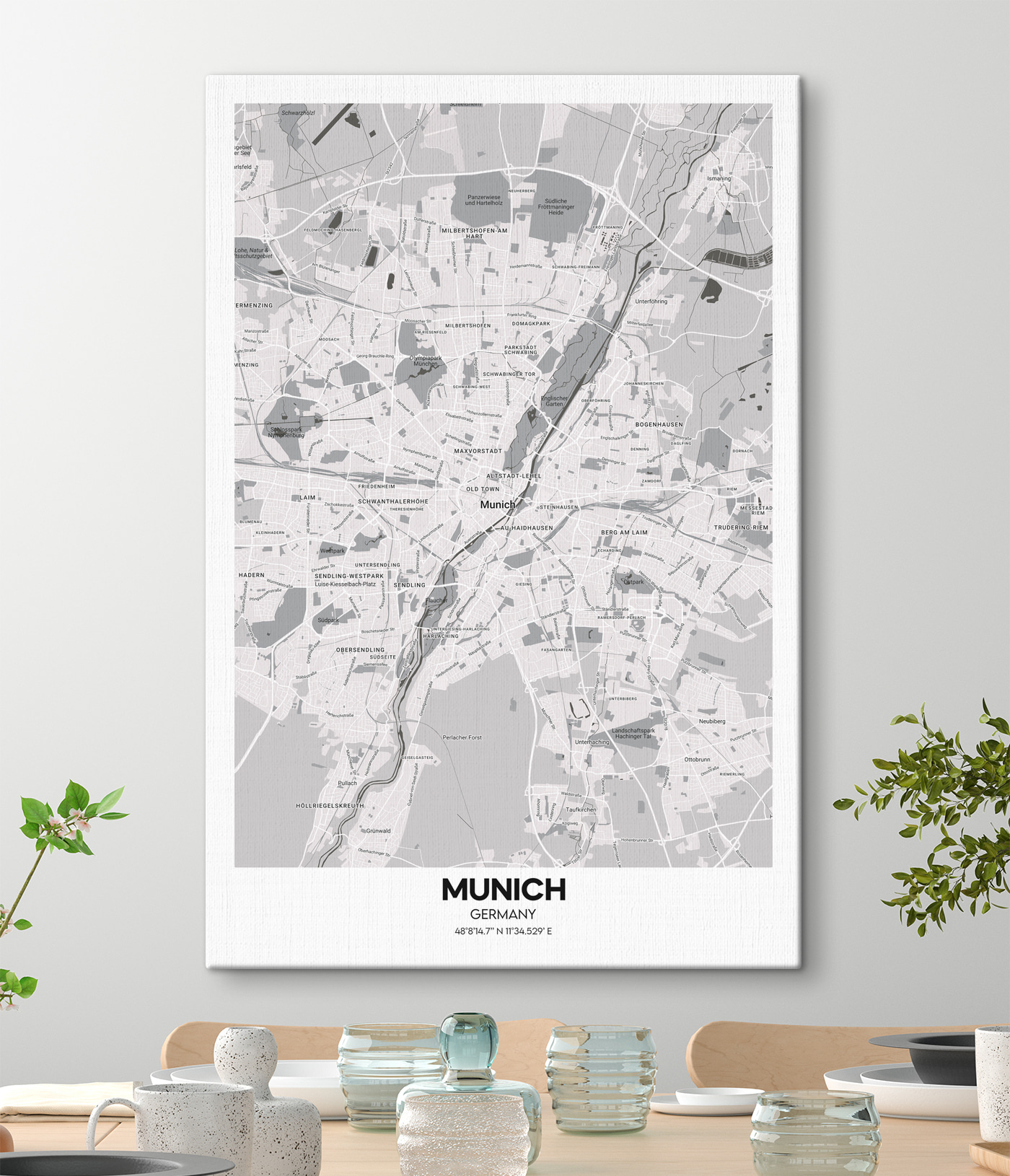 A map of a city