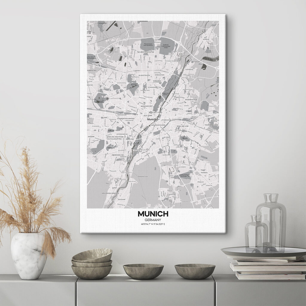 A map of a city
