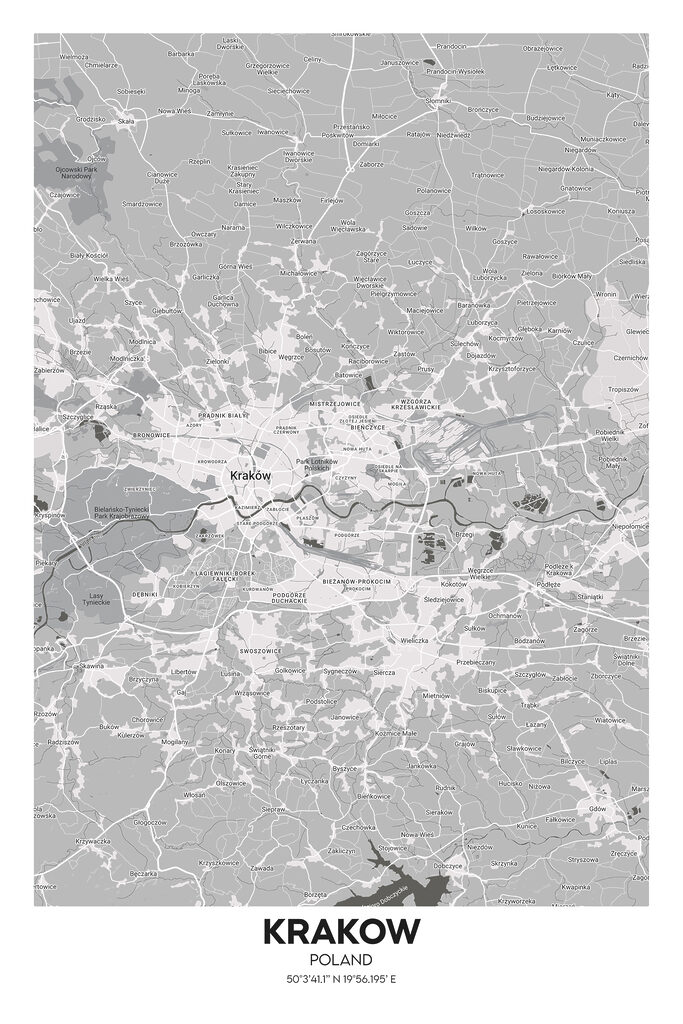 A map of a city A map of a city