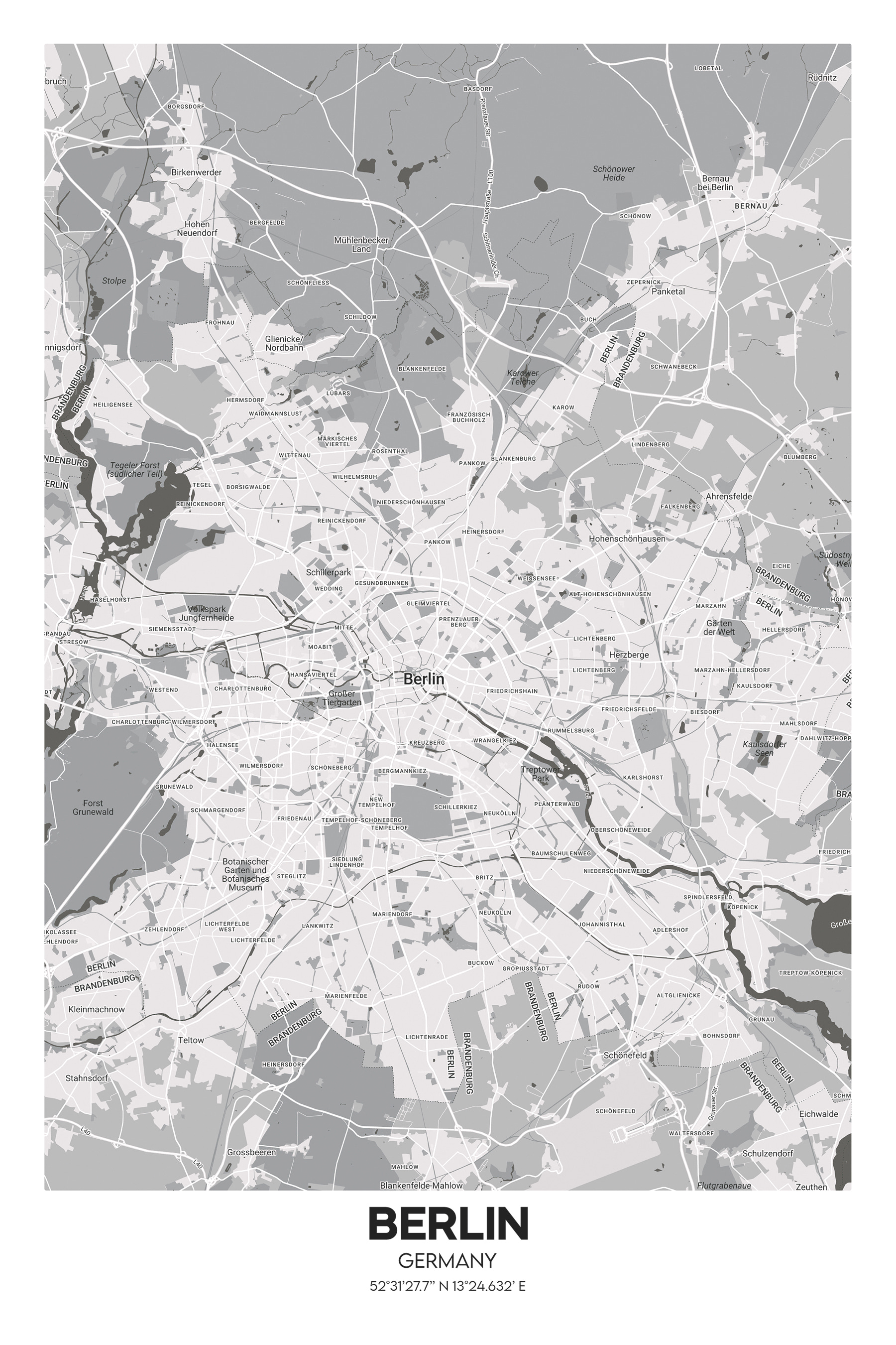 A map of a city