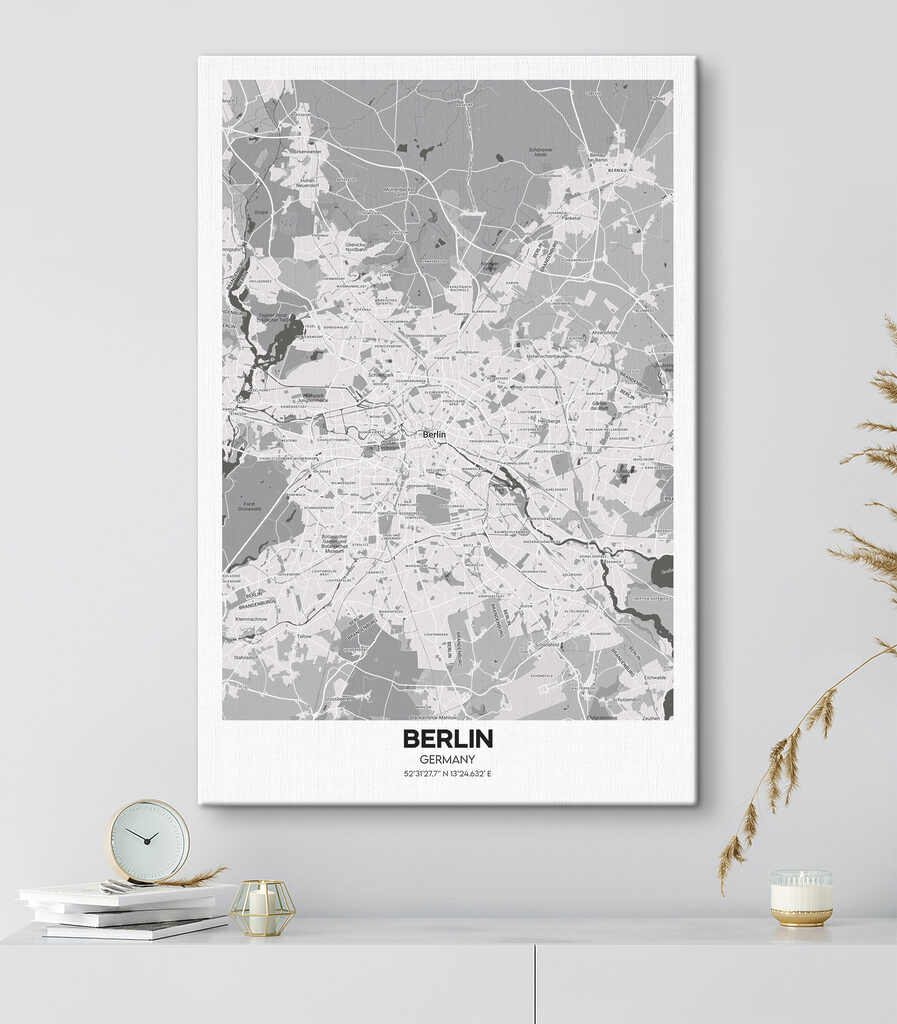 A map of a city