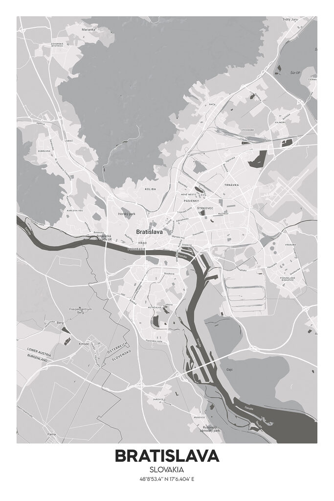A map of a city