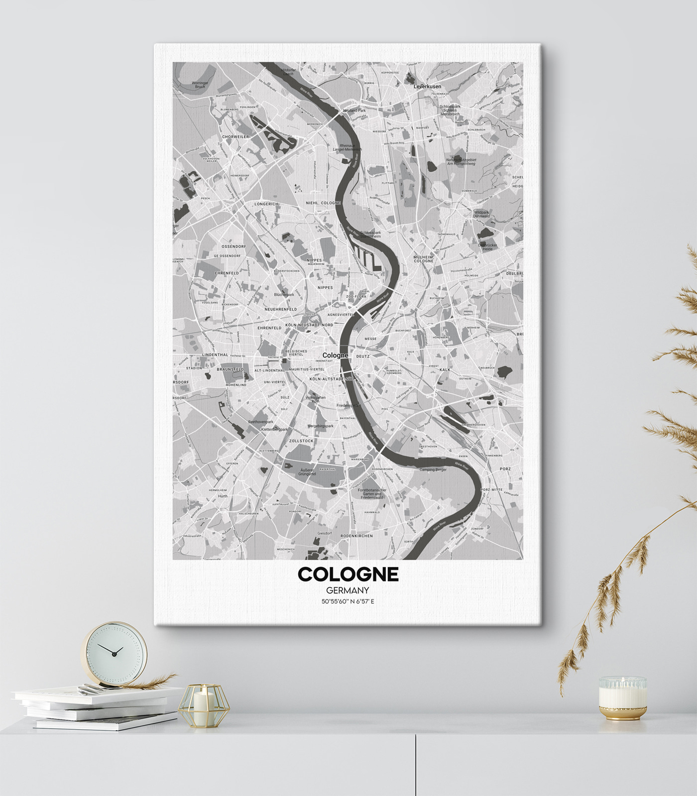 A map of a city