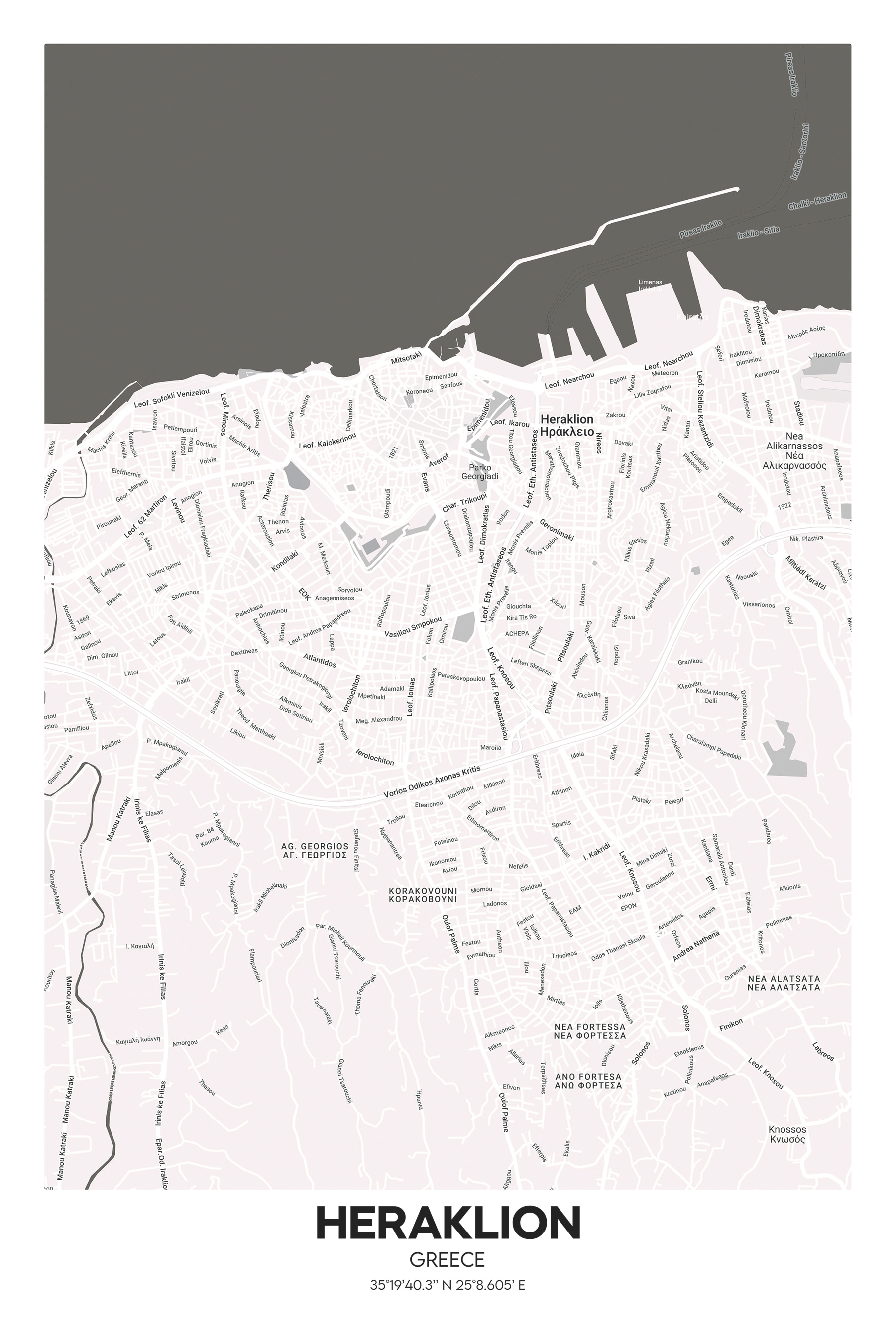 A map of a city