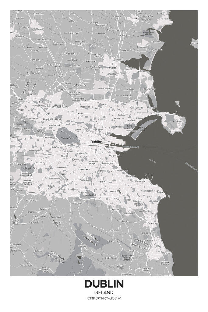 A map of a city A map of a city