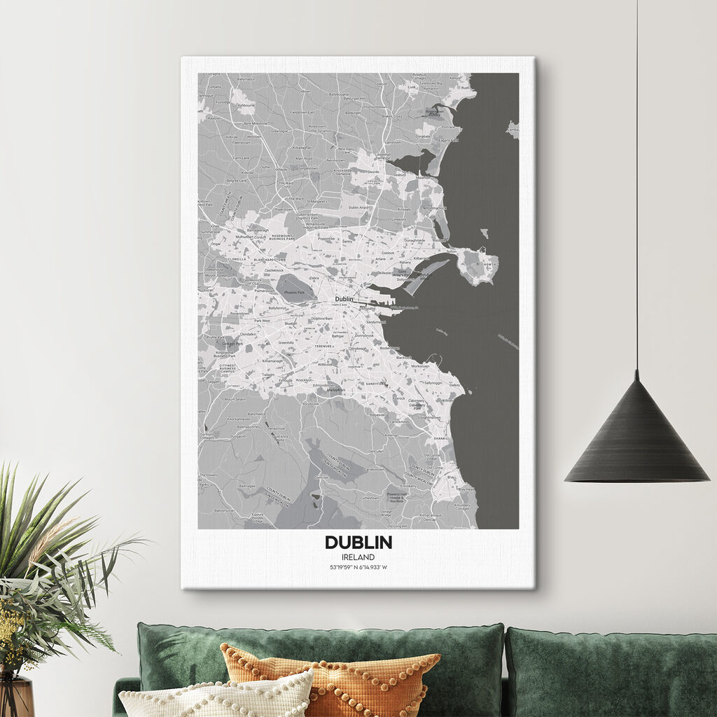 A map of a city A map of a city