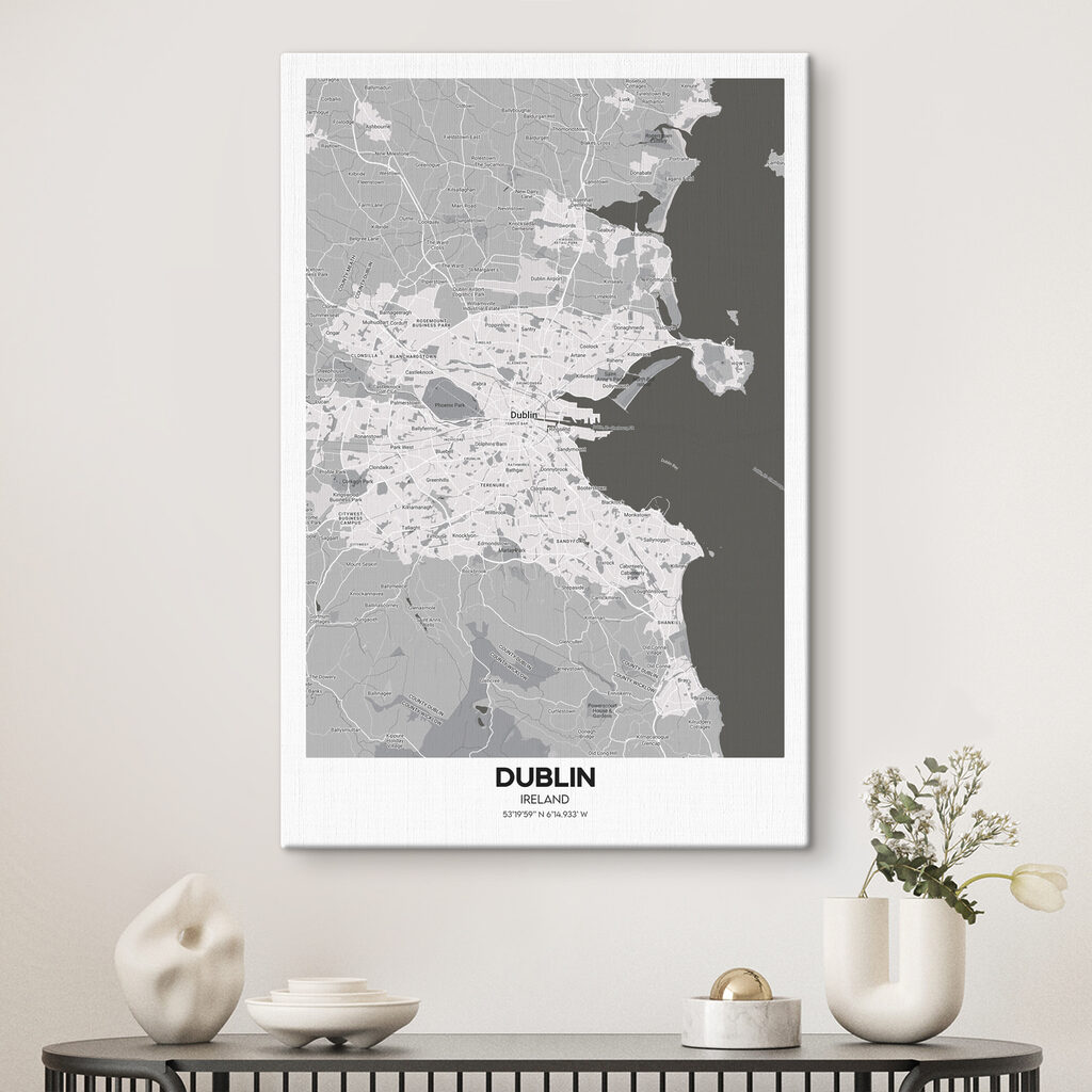 A map of a city A map of a city