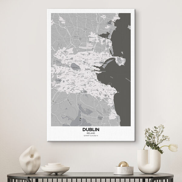 A map of a city A map of a city