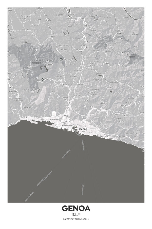 A map of the coast A map of the coast